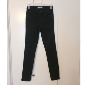 Madewell Black Roadtripper skinny jeans
